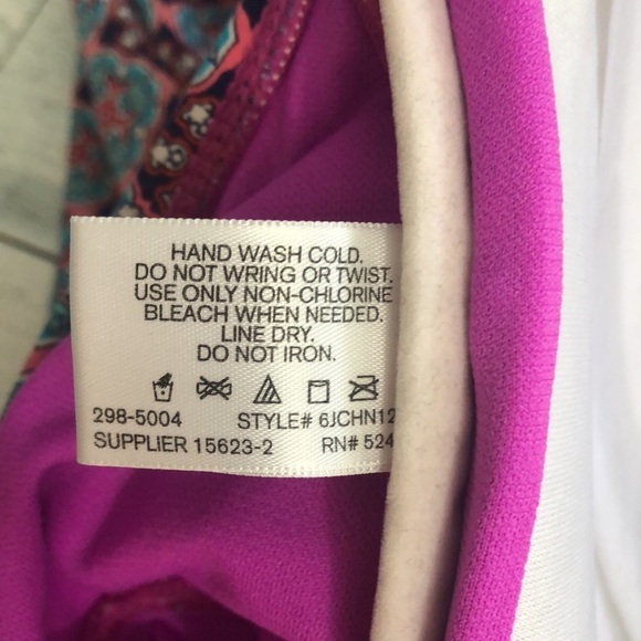 Liz Claiborne Ruched Side Halter Swimsuit 20W - Picture 6 of 8